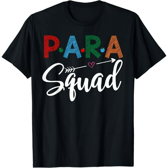 First Day Of School Para Squad Funny Back To School T-Shirt