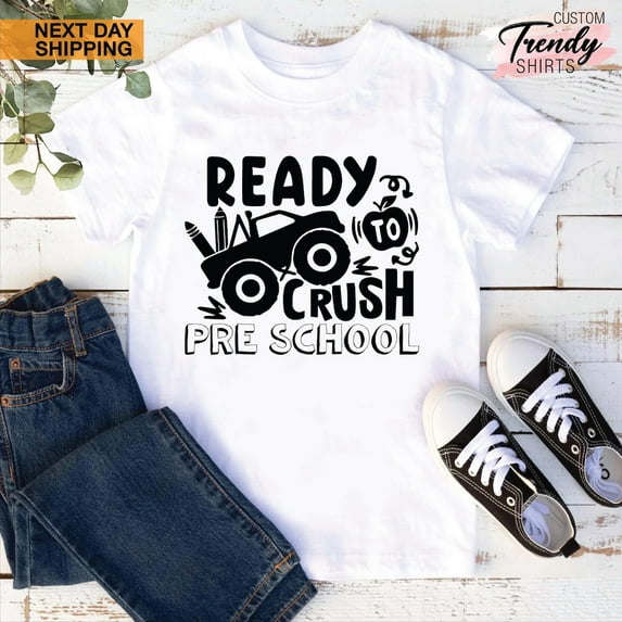 First Day of Preschool Shirt, Pre School Gift, Boys Preschool Shirt, Boys Back to School Gift, Preschool Student Shirt, Pre School Gift Boys SWEATSHIRT All Size S-5XL
