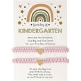 thumbnail image 1 of First Day of School Bracelets for Mom and Daughter,Back to School Bracelets for 2,First Day of Kindergarten Bracelets Pre-K Matching Heart Wish Adjustable Bracelets for Girls Boys., 1 of 7