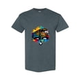 thumbnail image 1 of First Day Student Driver Yellow School Bus Transportation Gift Unisex T-Shirt, up to size 5XL, 1 of 2