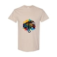 thumbnail image 1 of First Day Student Driver Yellow School Bus Transportation Gift Unisex T-Shirt, up to size 5XL, 1 of 2