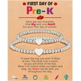 thumbnail image 1 of First Day of Daycare/Preschool/Kindergarten/1st Grade/2nd Grade Gift, Back to School Bracelet Mommy and Me, 1 of 6