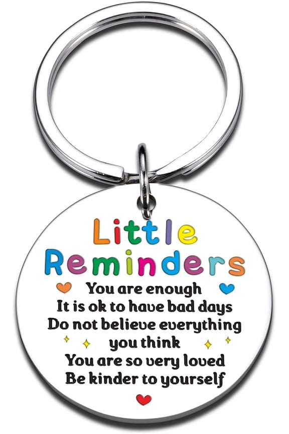 First Day of School Gifts for Kids, Teen Stocking Stuffers Girls, 5th Grade School Supplies, Little Reminders Keychain, Easter Basket Stuffers