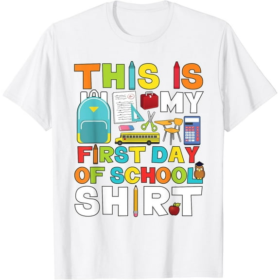 First Day of School Shirt Boys Girls Back To School T-Shirt