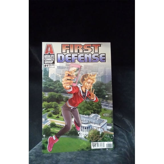Pre-Owned First Defense #1 signed by Benny Powell 2020 Absolute Comics Comic Book