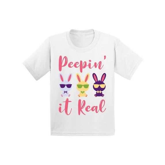 First Easter Infant Shirt Baby Girl Easter Clothes 1-2 Year Old Peepin’ it Real 18M 12M Baby Boy Rabbit Clothes