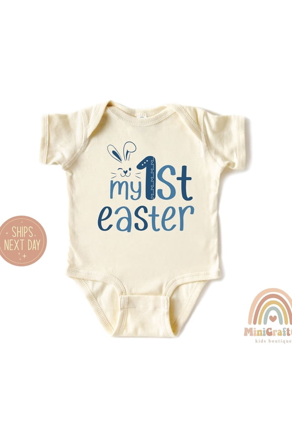 My First Easter Onesie, Cute Spring Baby Bodysuit, Baby'S First Easter Onesie, 1St Easter Shirt, Easter Bunny Onesie, Easter Gift Cute Baby Onesie, BABY BODYSUIT LAT 4424