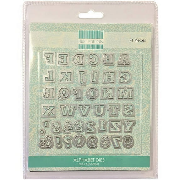 First Edition Dies-varsity Alpha, Number