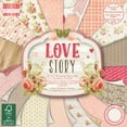 thumbnail image 1 of First Edition Premium Paper Pad 6"X6" 64/Pkg-Love Story, 16 Designs/4 Each, 1 of 1