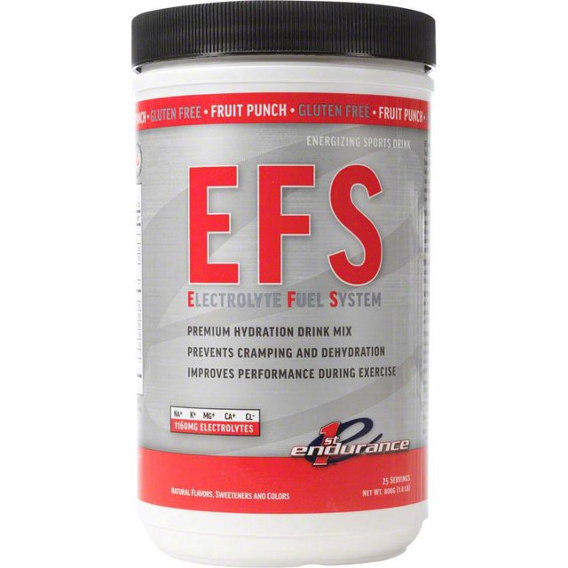 First Endurance EFS Drink Mix Fruit Punch 25 Serving Canister
