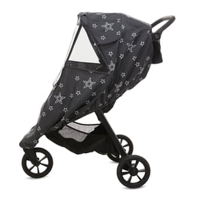 First Essentials Stroller Rain Cover Universal, Baby Travel Weather Shield, Windproof Waterproof, Protect from Dust Snow (Gray)