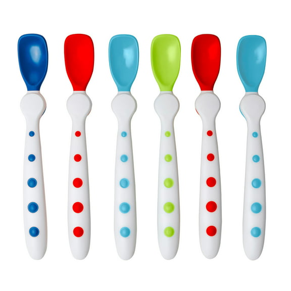 First Essentials by NUK Rest Easy Utensils, Spoons, 6-Pack