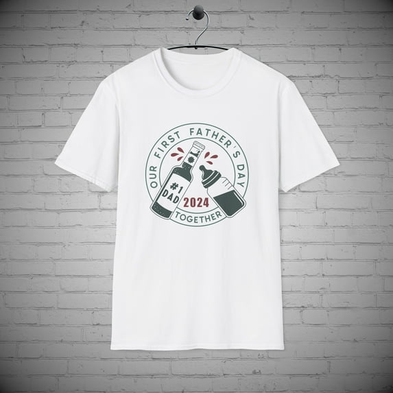 First Father's Day t-shirt, New dad apparel, Dad tee, New Dad's tee