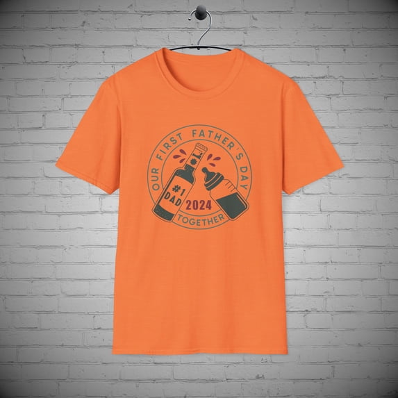 First Father's Day t-shirt, New dad apparel, Dad tee, New Dad's tee