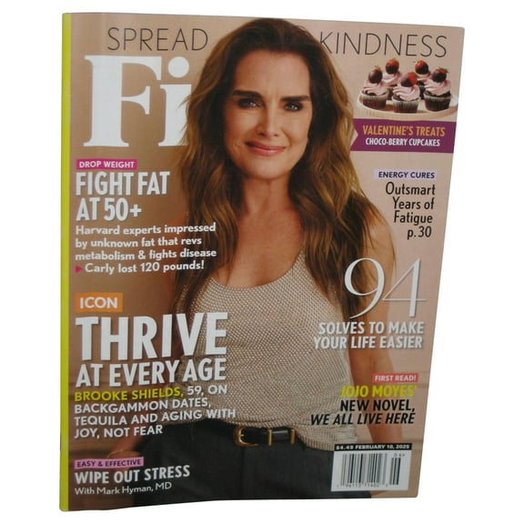 First February 20 2025 Magazine Book - (Brooke Shields Cover)