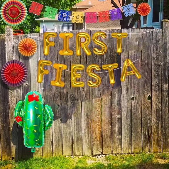 First Fiesta Party Decoration Set - First Festive Background First Carnival Party Decoration