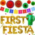 thumbnail image 1 of First Fiesta Party Decoration Set - First Festive Background First Carnival Party Decoration, 1 of 7
