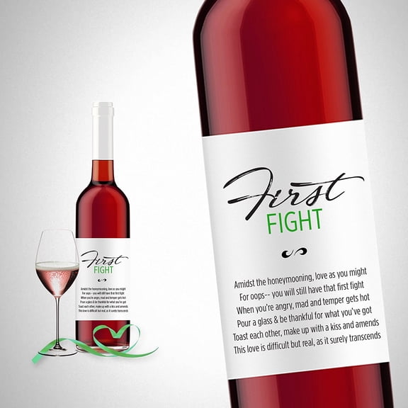 First Fight WINE LABEL FOR GIFTS!