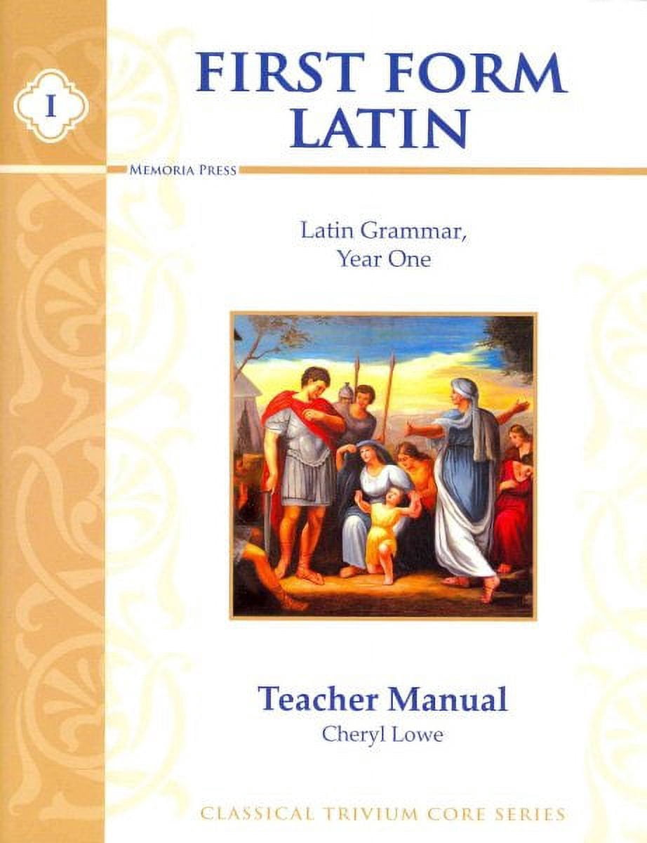First Form Latin Teacher Manual - Walmart.com