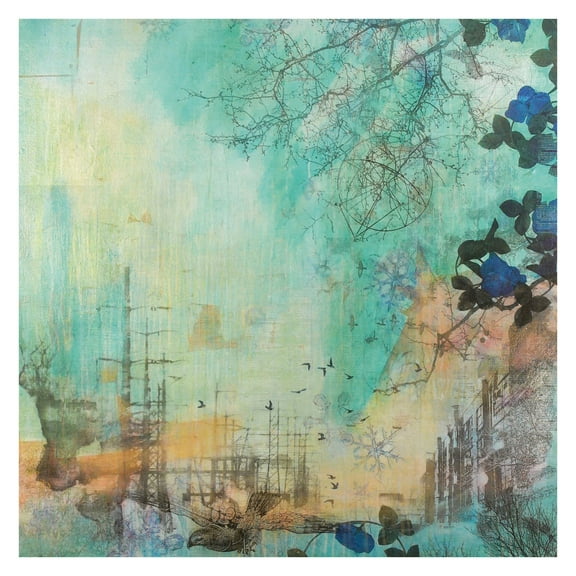 First Frost Painting Print on Wrapped Canvas