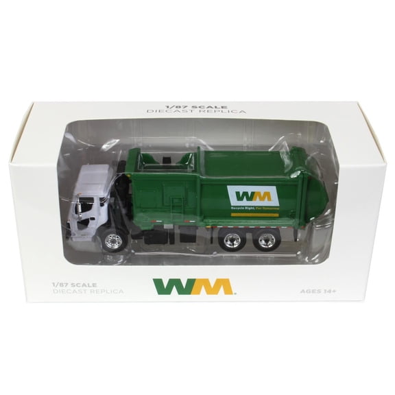 First Gear 1/87 Mack LR Waste Management Refuse Truck with McNeilus ZR Side Loader 80-0355D