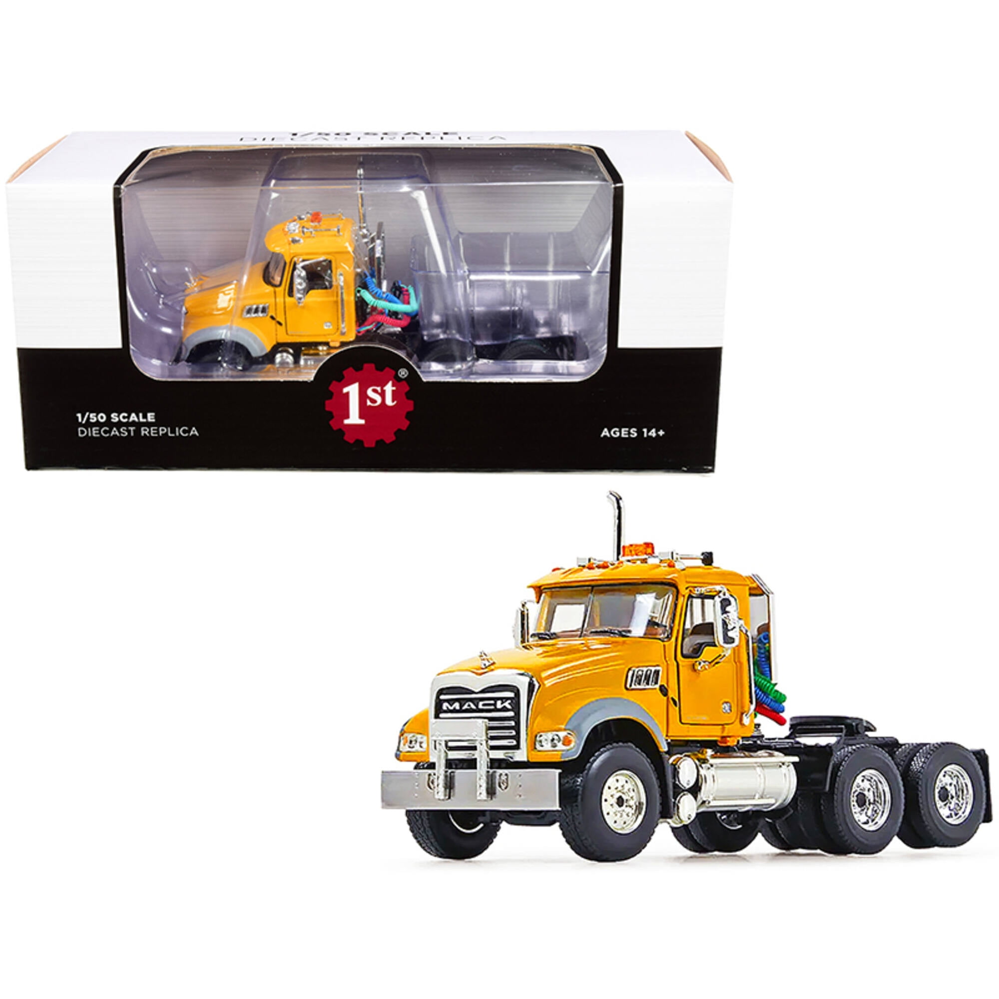 レア 1/64 Mack GRANITE DayCab Pup Trailer FIRST GEAR 69-0187