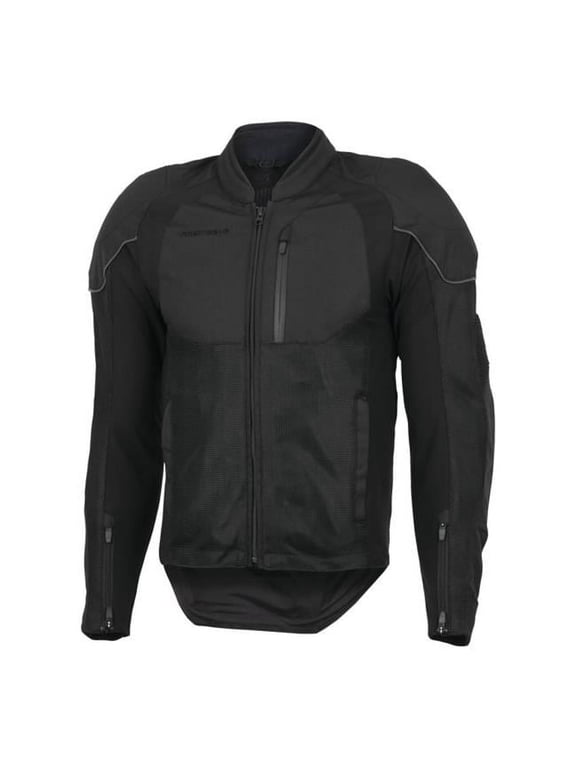 First Gear 526192 Mens Reflex Jacket, Black - Extra Large