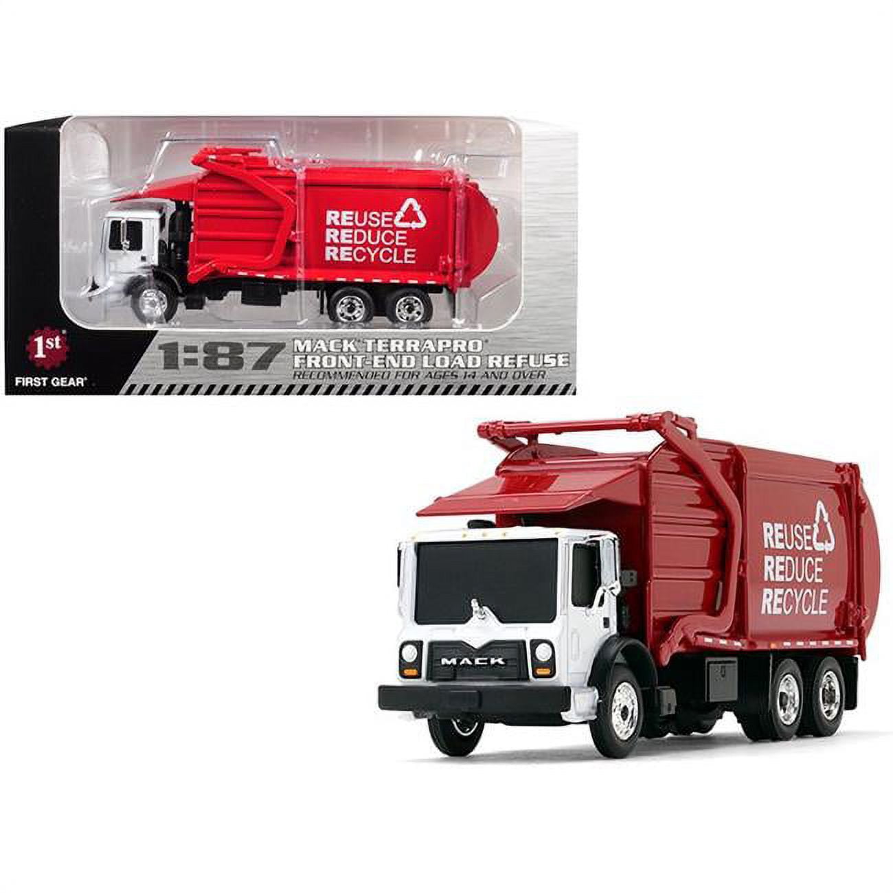 First Gear 80-0329 Mack TerraPro Front End Loader Refuse Garbage