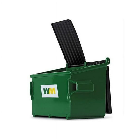 Refuse Trash Bin Waste Management Green and Black 1/34 Diecast Model by First Gear