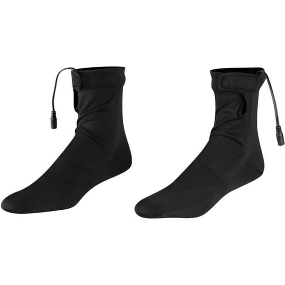 First Gear 527482 Black Mens Heated Socks - Extra Small