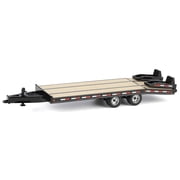 First Gear DCP 1/64 Beavertail Equipment Trailer Black with White Rims 60-2141