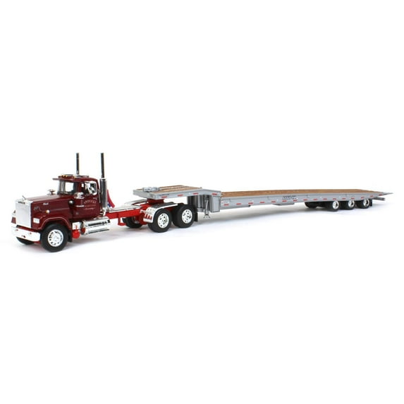 First Gear DCP 1/64 Mack Super-Liner w/ Talbert 5553TA Trailer, Santucci Construction Inc. 60-1124