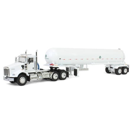 First Gear DCP 1/64 White Kenworth T800 w/ Mississippi LP Anhydrous Tanker 60-1930