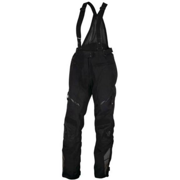 First Gear 525851 Kilimanjaro 2.0 Womens Textile Motorcycle Pants, Black - Size 8