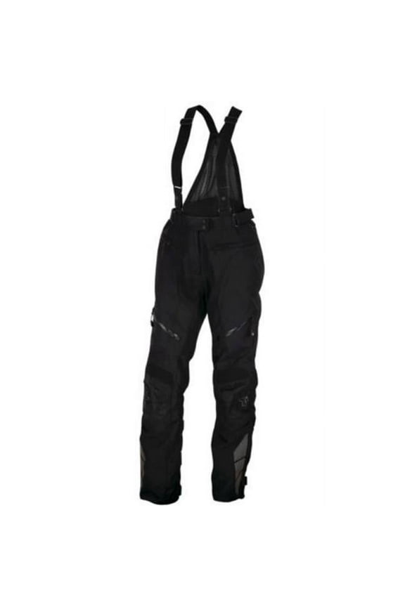 First Gear 525851 Kilimanjaro 2.0 Womens Textile Motorcycle Pants, Black - Size 8