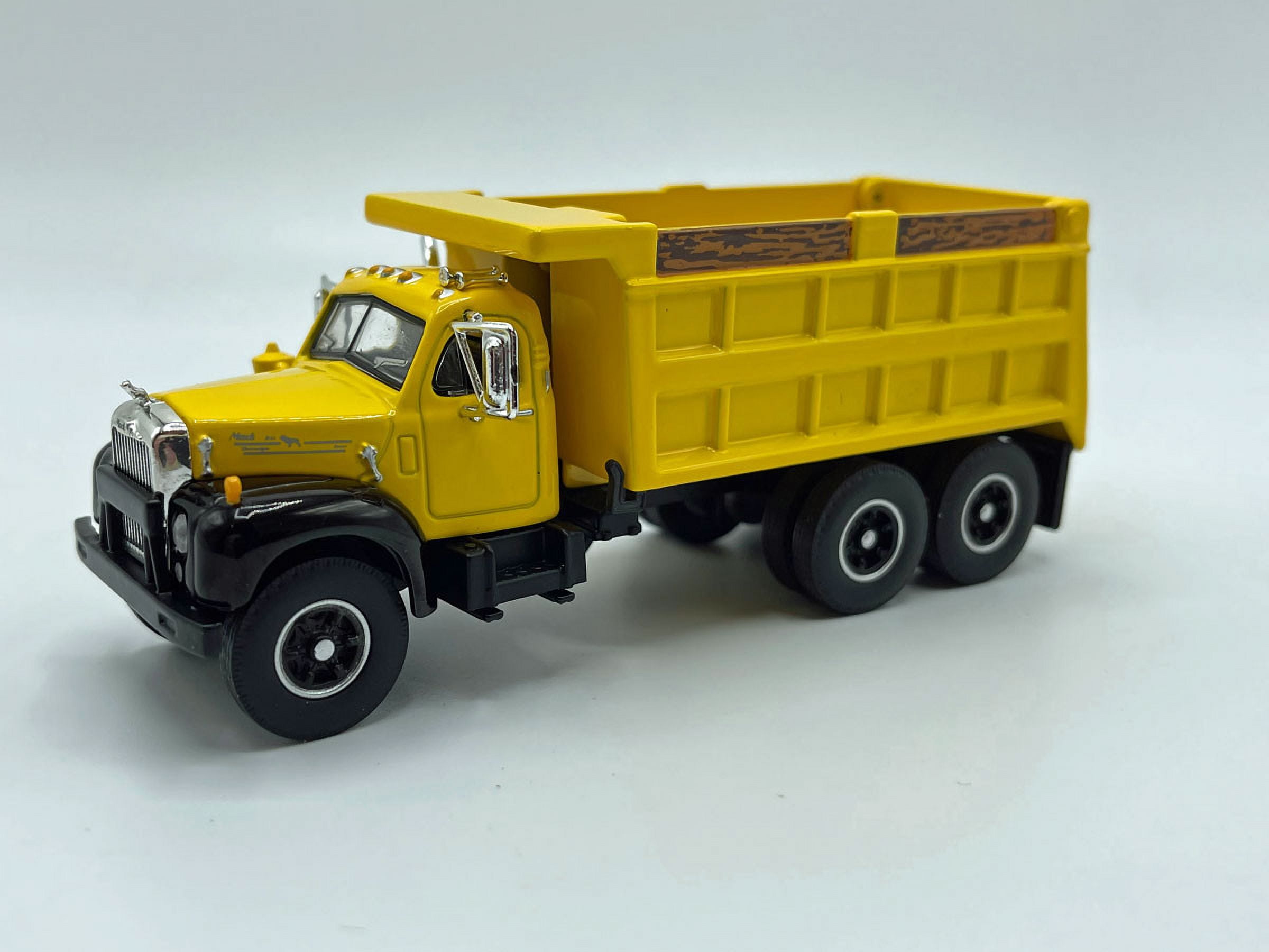 First Gear Mack B Model Dumptruck Yellow Cab and dump 60-0417 1/64 ...