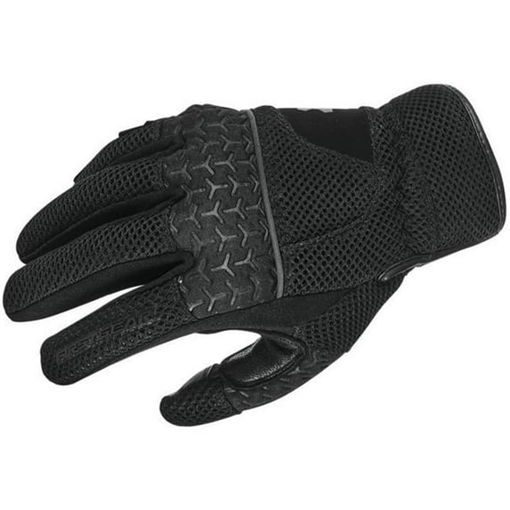 First Gear 516959 Rush Air Glove, Black Smoke