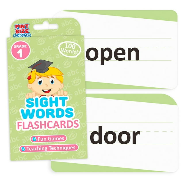First Grade 100 Sight Words Vocabulary Cards Each Deck Includes 6