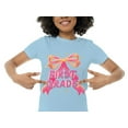 thumbnail image 1 of First Grade Bow T-Shirt for Girls – 100% Cotton Back to School Shirt Cute Pink Ribbon Design, 1 of 2