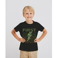 thumbnail image 1 of First Grade Camo Lightning Bolt T-Shirt for Boys – Back to School Graphic Tee, 1 of 2