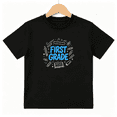 thumbnail image 1 of First Grade Doodle School Supplies Boys Graphic Tee 1st Grade Back To School Student Gift 100% Cotton Kids Short Sleeve T-Shirt, 1 of 5