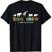 First Grade Field Trip Squad Zoo Crew Wild Animal Safari T-Shirt