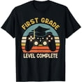 thumbnail image 1 of First Grade Level Complete Last Day Of School Video Gamer T-Shirt Unisex S-5XL Hot Trending Shirt, Vintage Birthday Gift, 1 of 2