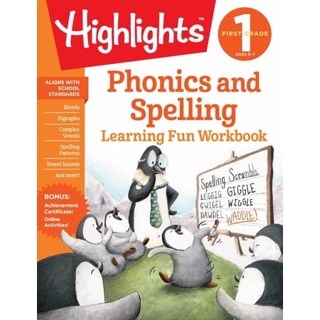 First Grade Phonics and Spelling (Paperback)