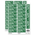 thumbnail image 1 of First Grade Quality Teacher Student School Sticker Set - Dark Green - Matte Finish - 2.00" Large, 1 of 7