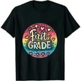 thumbnail image 1 of First Grade Rainbow Girls Boys Teacher Team 1st Grade Squad T-Shirt, 1 of 5