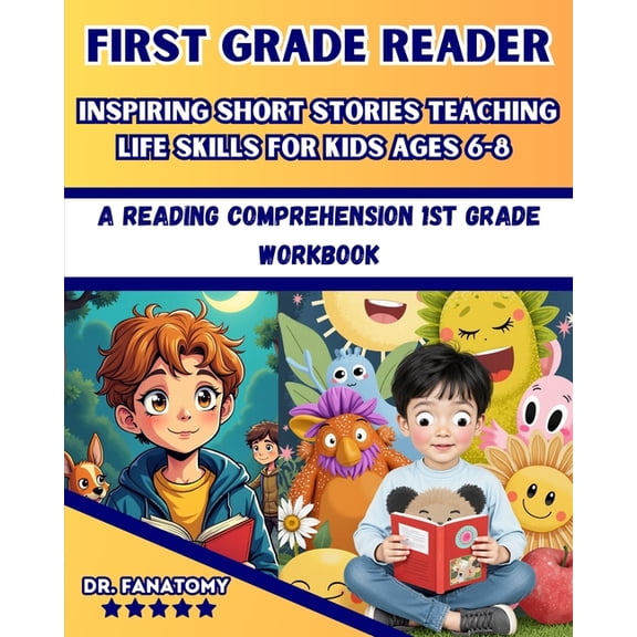 First Grade Reader: A Reading Comprehension 1st Grade Workbook, (Paperback)