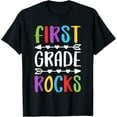 thumbnail image 1 of First Grade Rocks T-Shirt 1st Grade Back To School Shirt T-Shirt, 1 of 3