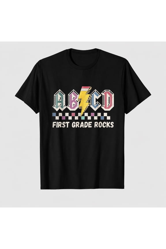 First Grade Rocks Teachers Back to School Rock Students T-Shirt