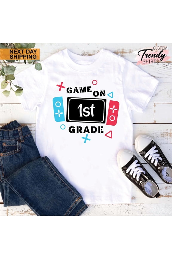 First Grade Shirt Boys, 1st Day of School Boy, Boys Back to School Shirt, Boy School Gift,1st Grade Shirt for Boys,First Day School TSHIRT All Size S-5XL